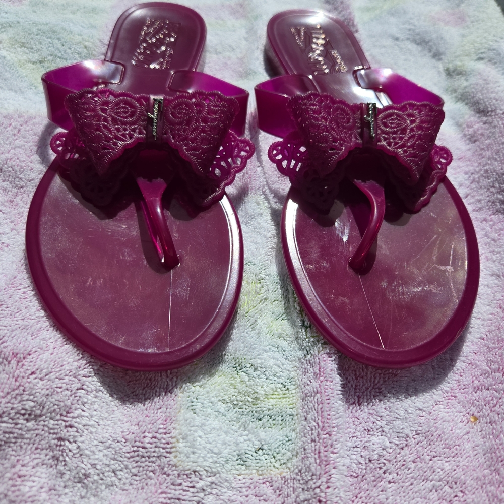 Salvatore Ferragamo Magenta Sandals